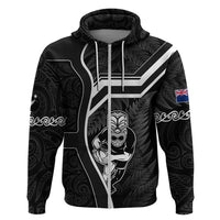 New Zealand Aotearoa Rugby Hoodie Black Fern Maori Tribal Sporty Style LT9 - Polynesian Pride