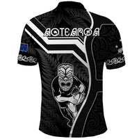 New Zealand Aotearoa Rugby Polo Shirt Black Fern Maori Tribal Sporty Style LT9 - Polynesian Pride