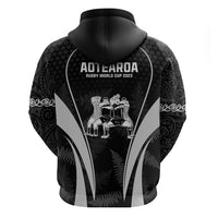 New Zealand Aotearoa Rugby Hoodie Haka Dance Mixed Silver Fern Sporty Style LT9 - Polynesian Pride