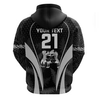Custom New Zealand Aotearoa Rugby Hoodie Haka Dance Mixed Silver Fern Sporty Style LT9 - Polynesian Pride
