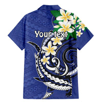FSM Chuuk State Polynesian Shark Tattoo Personalised Family Matching Mermaid Dress and Hawaiian Shirt
