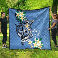 FSM Kosrae Polynesian Shark Tattoo Personalised Quilt