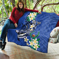 FSM Pohnpei Polynesian Shark Tattoo Personalised Quilt