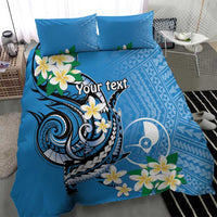 FSM Yap State Polynesian Shark Tattoo Personalised Bedding Set