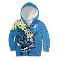 FSM Yap State Polynesian Shark Tattoo Personalised Kid Hoodie
