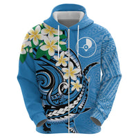 FSM Yap State Polynesian Shark Tattoo Personalised Zip Hoodie