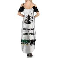 New Zealand South Africa Rugby Summer Maxi Dress History Commemorative World Cup Winners Unique LT9 - Polynesian Pride
