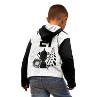 Custom New Zealand South Africa Rugby Kid Hoodie History Commemorative World Cup Winners Unique LT9 - Polynesian Pride