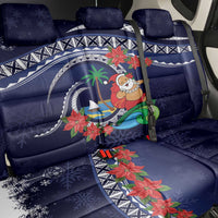 Felis Pusgua Guam Santa Back Car Seat Cover Merry Christmas with Polynesian Tribal