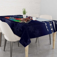 Felis Pusgua Guam Santa Tablecloth Merry Christmas with Polynesian Tribal LT9 - Polynesian Pride