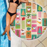 Mele Kalikimaka Hawaii Christmas Beach Blanket Funny Santan Hippie Style LT9 - Polynesian Pride