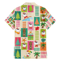 Mele Kalikimaka Hawaii Christmas Hawaiian Shirt Funny Santan Hippie Style
