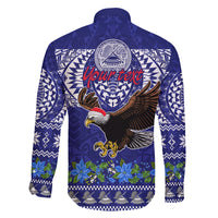 Personalised American Samoa Christmas Family Matching Summer Maxi Dress and Hawaiian Shirt Manuia le Kerisimasi Polynesian Tribal LT9 - Polynesian Pride