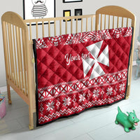 Personalised Wallis and Futuna Christmas Quilt Polynesian Tribal LT9 - Polynesian Pride