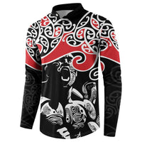 Aotearoa Toitu Te Tiriti Button Sweatshirt New Zealand Stand Together Stand Stronger LT9 - Polynesian Pride