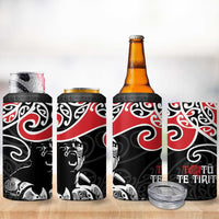 Aotearoa Toitu Te Tiriti 4 in 1 Can Cooler Tumbler New Zealand Stand Together Stand Stronger
