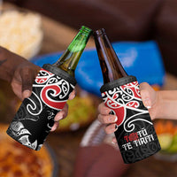 Aotearoa Toitu Te Tiriti 4 in 1 Can Cooler Tumbler New Zealand Stand Together Stand Stronger