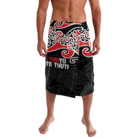 Aotearoa Toitu Te Tiriti Lavalava New Zealand Stand Together Stand Stronger LT9 Black - Polynesian Pride