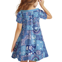 Federated States of Micronesia Merry Christmas Family Matching Tank Maxi Dress and Hawaiian Shirt Pacific Patchwork Xmas Vibes - Polynesian Pride