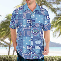 Federated States of Micronesia Merry Christmas Hawaiian Shirt Pacific Patchwork Xmas Vibes LT9 - Polynesian Pride