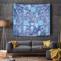 Federated States of Micronesia Merry Christmas Tapestry Pacific Patchwork Xmas Vibes - Polynesian Pride