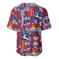 Kiribati Tekeraoi n te Kiritimati Baseball Jersey Pacific Patchwork Xmas Vibes LT9 - Polynesian Pride