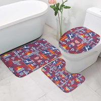 Kiribati Tekeraoi n te Kiritimati Bathroom Set Pacific Patchwork Xmas Vibes - Polynesian Pride