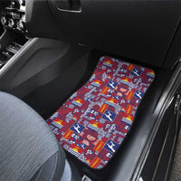 Kiribati Tekeraoi n te Kiritimati Car Mats Pacific Patchwork Xmas Vibes - Polynesian Pride