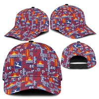 Kiribati Tekeraoi n te Kiritimati Classic Cap Pacific Patchwork Xmas Vibes - Polynesian Pride