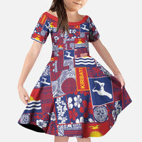 Kiribati Tekeraoi n te Kiritimati Family Matching Mermaid Dress and Hawaiian Shirt Pacific Patchwork Xmas Vibes - Polynesian Pride