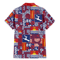 Kiribati Tekeraoi n te Kiritimati Family Matching Mermaid Dress and Hawaiian Shirt Pacific Patchwork Xmas Vibes - Polynesian Pride