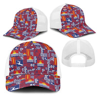 Kiribati Tekeraoi n te Kiritimati Mesh Trucker Cap Pacific Patchwork Xmas Vibes LT9 - Polynesian Pride