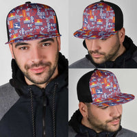 Kiribati Tekeraoi n te Kiritimati Mesh Trucker Cap Pacific Patchwork Xmas Vibes - Polynesian Pride