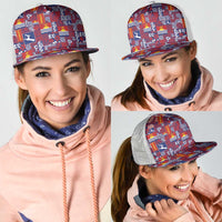 Kiribati Tekeraoi n te Kiritimati Mesh Trucker Cap Pacific Patchwork Xmas Vibes LT9 - Polynesian Pride