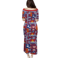 Kiribati Tekeraoi n te Kiritimati Puletasi Pacific Patchwork Xmas Vibes LT9 - Polynesian Pride