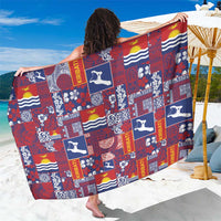 Kiribati Tekeraoi n te Kiritimati Sarong Pacific Patchwork Xmas Vibes - Polynesian Pride