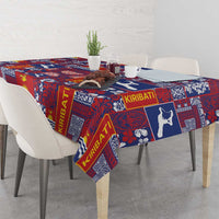 Kiribati Tekeraoi n te Kiritimati Tablecloth Pacific Patchwork Xmas Vibes - Polynesian Pride