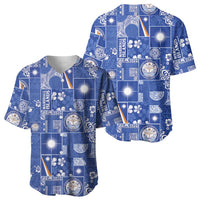 Marshall Islands Merry Christmas Baseball Jersey Pacific Patchwork Xmas Vibes LT9 - Polynesian Pride