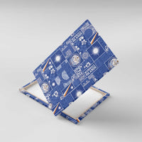 Marshall Islands Merry Christmas Canvas Wall Art Pacific Patchwork Xmas Vibes - Polynesian Pride