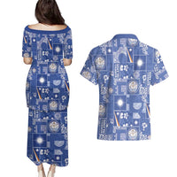 Marshall Islands Merry Christmas Couples Matching Puletasi and Hawaiian Shirt Pacific Patchwork Xmas Vibes LT9 - Polynesian Pride