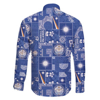 Marshall Islands Merry Christmas Family Matching Puletasi and Hawaiian Shirt Pacific Patchwork Xmas Vibes - Polynesian Pride