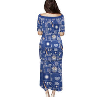 Marshall Islands Merry Christmas Family Matching Puletasi and Hawaiian Shirt Pacific Patchwork Xmas Vibes LT9 - Polynesian Pride