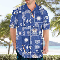 Marshall Islands Merry Christmas Hawaiian Shirt Pacific Patchwork Xmas Vibes LT9 - Polynesian Pride