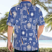 Marshall Islands Merry Christmas Hawaiian Shirt Pacific Patchwork Xmas Vibes LT9 - Polynesian Pride