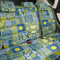 Palau Ungil Kurismas Back Car Seat Cover Pacific Patchwork Xmas Vibes - Polynesian Pride