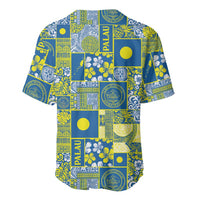 Palau Ungil Kurismas Baseball Jersey Pacific Patchwork Xmas Vibes LT9 - Polynesian Pride