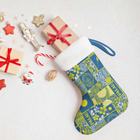 Palau Ungil Kurismas Christmas Stocking Pacific Patchwork Xmas Vibes - Polynesian Pride