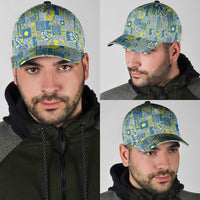 Palau Ungil Kurismas Classic Cap Pacific Patchwork Xmas Vibes LT9 - Polynesian Pride