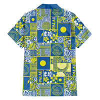 Palau Ungil Kurismas Family Matching Puletasi and Hawaiian Shirt Pacific Patchwork Xmas Vibes LT9 - Polynesian Pride