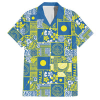 Palau Ungil Kurismas Hawaiian Shirt Pacific Patchwork Xmas Vibes LT9 Green - Polynesian Pride